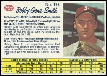196 Bobby Gene Smith